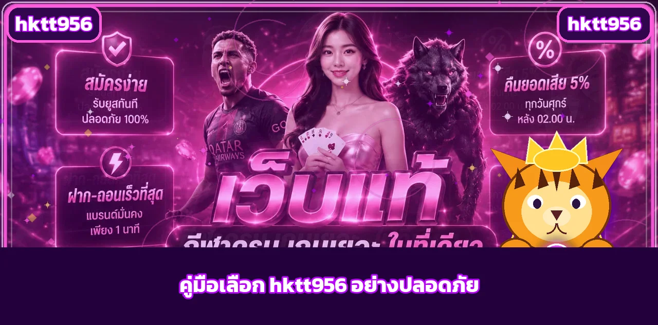 hktt956 คู่มือทางเข้า สมัคร คาสิโน และฝากถอนปลอดภัย